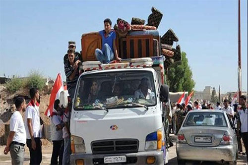 pobladores regresan a zonas liberadas al sur de la capital siria Comienza la operación retorno a localidades cerca de Damasco
